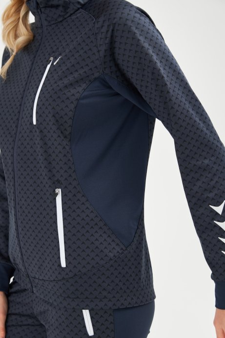 Куртка разминочный BIVIUM "Баланс" SJK201W-0400 жен. синий