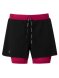 Шорты с лосинами Nordski Pro Energy Black/Berry W NSW189225 в Мурманске