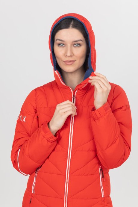 Куртка пуховая MOAX Club Team жен. SW222344/91401 огненно-красный