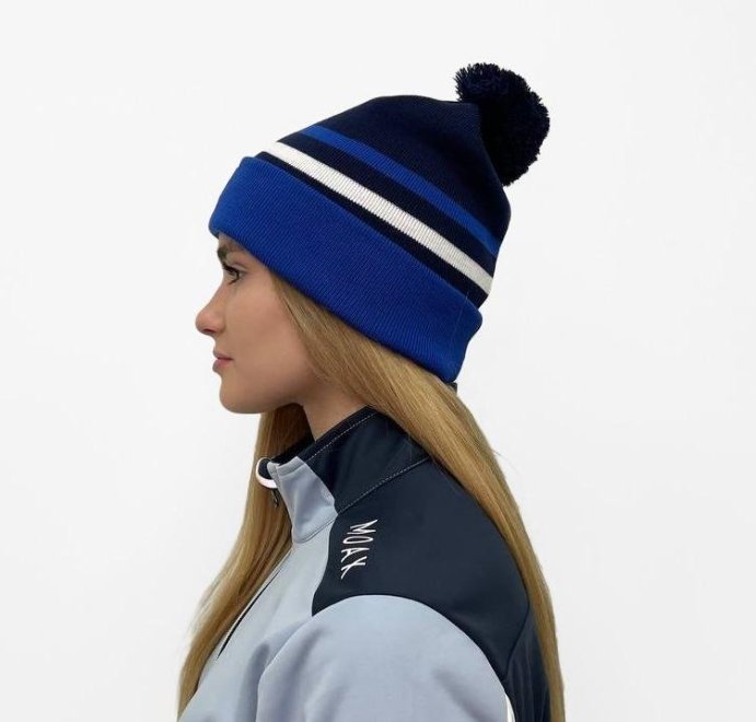 Шапка MOAX Blizzard 46631M/75102 синий/василек 56