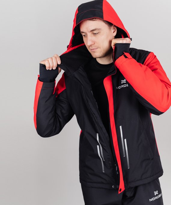 Куртка NORDSKI Extreme Black-Red NSM560910