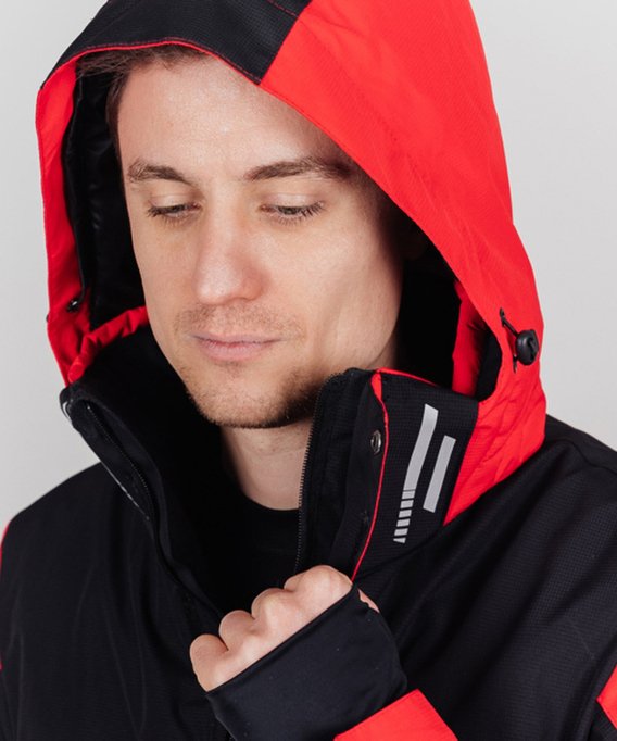 Куртка NORDSKI Extreme Black-Red NSM560910