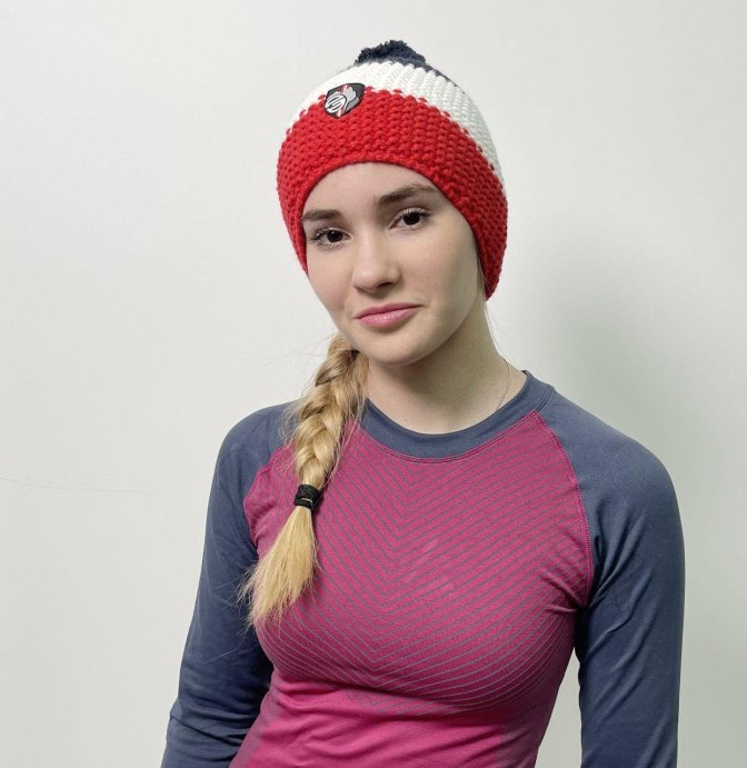 Шапка GTS CORN KNIT 3 полоски 30 красный OS в Твери