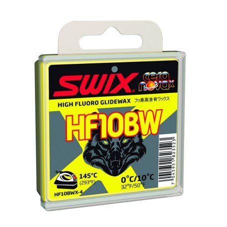 ПАРАФИН SWIX HF10BW Black +10/0C 40 гр.