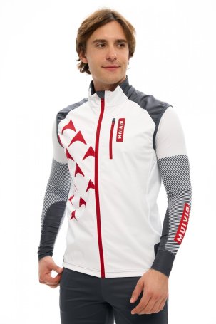 Жилет Bivium Пик 3.0 муж. белый_графитовый