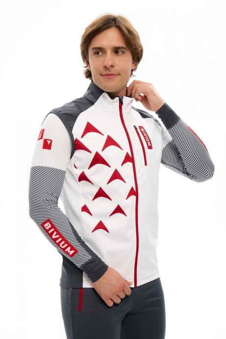 Жилет Bivium Пик 3.0 муж. белый_графитовый