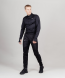 Костюм тренировочный Nordski Hybrid Pro Black/Grey NSM303201/NSM505100