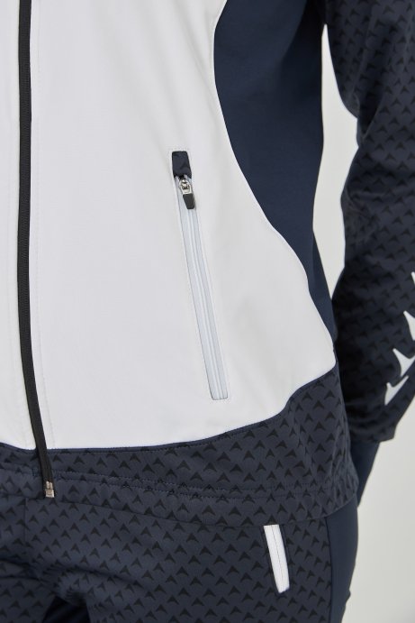 Куртка разминочная BIVIUM &quot;Баланс&quot; SJK201W-0401 жен. синий-белый