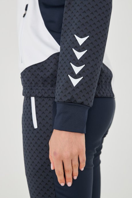 Куртка разминочная BIVIUM &quot;Баланс&quot; SJK201W-0401 жен. синий-белый