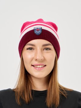 Шапка Nordski Move Pink/White NSV726913