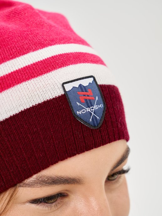 Шапка Nordski Move Pink/White NSV726913