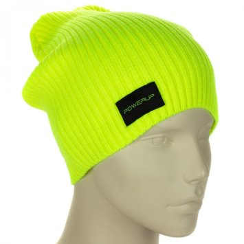 Шапка вязанная POWERUP lemon