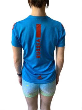 ФУТБОЛКА РОССИЯ 2020 бирюзовый