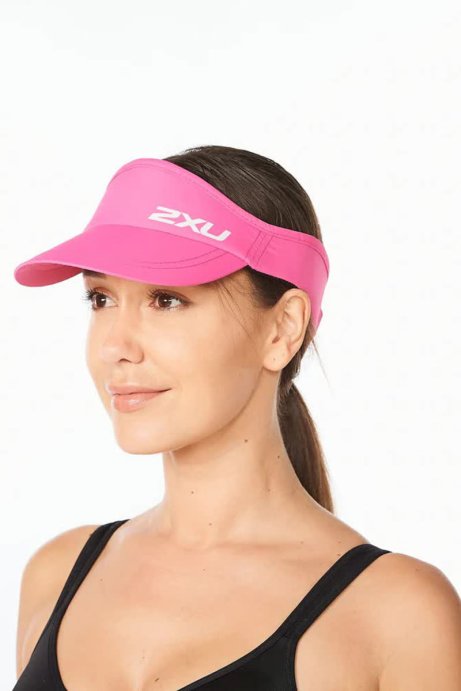 Козырек для бега 2XU Run Visor розовый