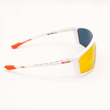 Очки 4KAAD CLASICO PRO LA VUELTA, бел. оправа, красн. линза