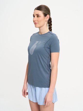 Футболка Bivium &quot;Темп 2.0&quot; жен. графит.