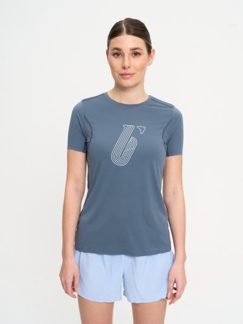 Футболка Bivium &quot;Темп 2.0&quot; жен. графит.