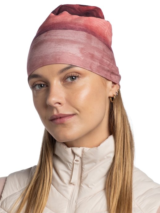Шапка Buff Ecostretch Beanie Lise Rosewood 134808.341.10.00