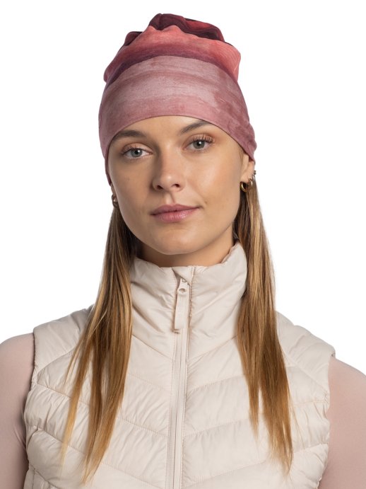 Шапка Buff Ecostretch Beanie Lise Rosewood 134808.341.10.00