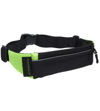 Сумка поясная POWERUP (эластичная) зелёная