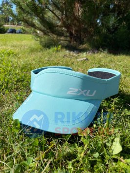 Козырек для бега 2XU с регулировкой FRW/WHT Голубой/Белый OSFA UQ5687f