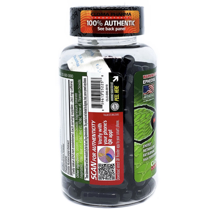 Жиросжигатели Cloma Pharma Black Spider 100 caps / Клома Фарма Блэк Спайдер 100 капс в Санкт-Петербурге