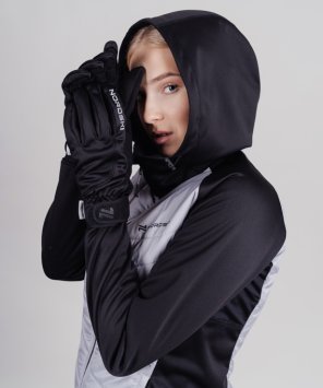 Куртка Nordski Hybrid Hood Black/Grey W NSW853201