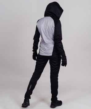 Куртка Nordski Hybrid Hood Black/Grey W NSW853201