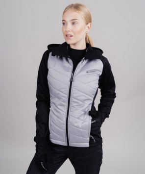 Куртка Nordski Hybrid Hood Black/Grey W NSW853201