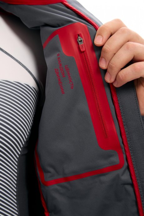 Куртка Bivium Классик 2.0 муж. графитовый_красный