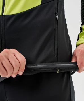 Тренировочная куртка Nordski Advance Lime/Black NSM641180