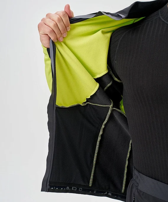 Тренировочная куртка Nordski Advance Lime/Black NSM641180