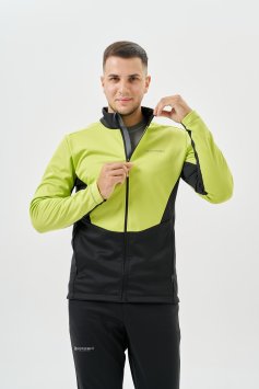 Тренировочная куртка Nordski Advance Lime/Black NSM641180