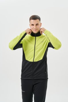 Тренировочная куртка Nordski Advance Lime/Black NSM641180