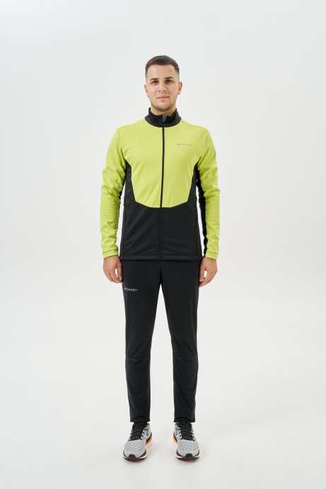 Тренировочная куртка Nordski Advance Lime/Black NSM641180