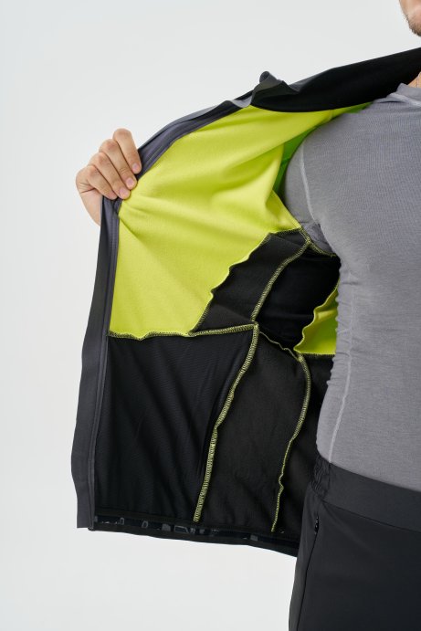 Тренировочная куртка Nordski Advance Lime/Black NSM641180