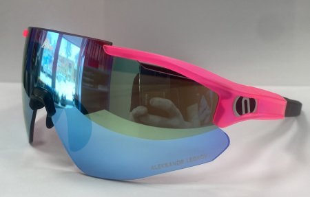 Очки NEON LEGKOV NOVA crystal pink mirror white (2 линзы) в Мурманске