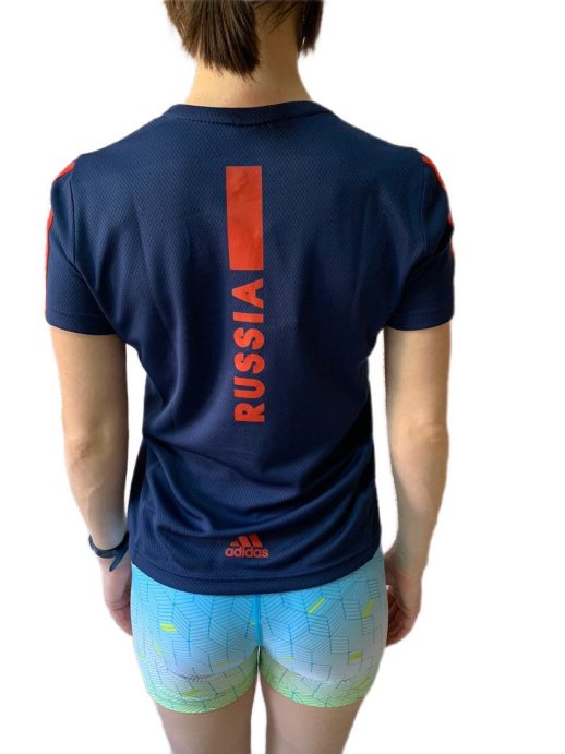 ФУТБОЛКА РОССИЯ 2020 тёмно-синий в Твери