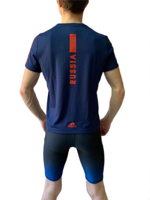 ФУТБОЛКА РОССИЯ 2020 тёмно-синий в Твери
