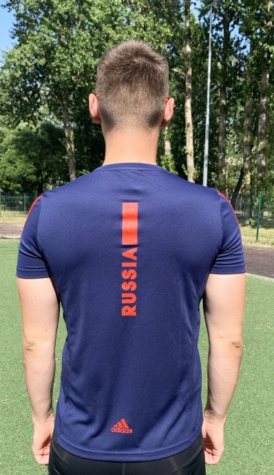 ФУТБОЛКА РОССИЯ 2020 тёмно-синий в Твери