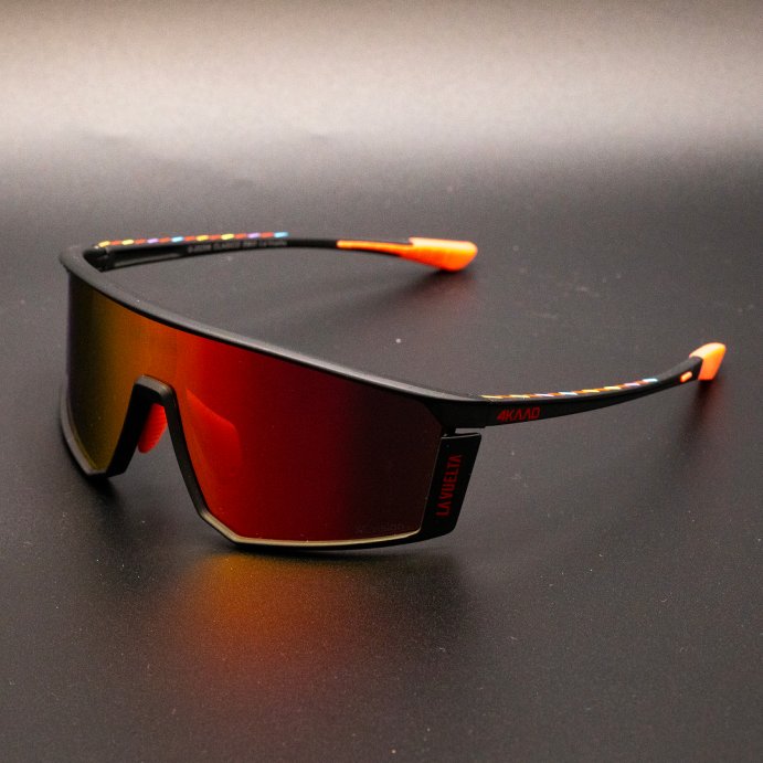 Очки 4KAAD CLASICO PRO LA VUELTA, черн. оправа, красн. линза в Новосибирске