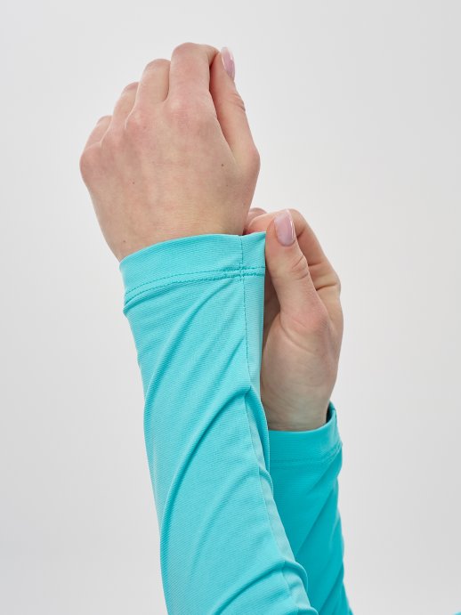 Футболка Nordski Upcast Aqua W с длинным рукавом NSW254921 в Новосибирске