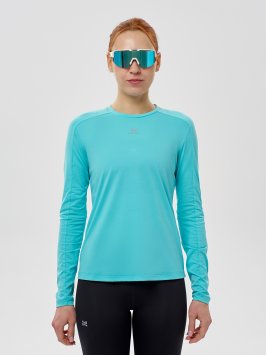 Футболка Nordski Upcast Aqua W с длинным рукавом NSW254921
