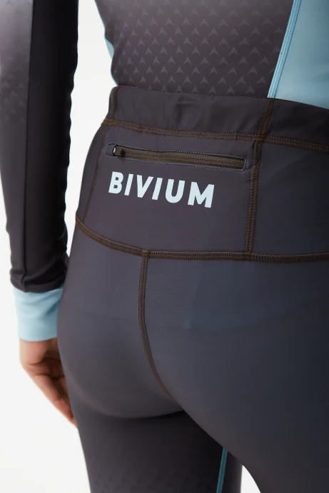 Костюм гоночный утепл. Bivium &quot;Энергия&quot; жен. коричневый_голубой