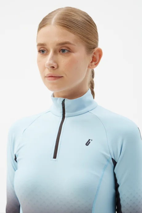 Костюм гоночный утепл. Bivium &quot;Энергия&quot; жен. коричневый_голубой