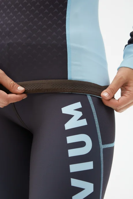 Костюм гоночный утепл. Bivium &quot;Энергия&quot; жен. коричневый_голубой