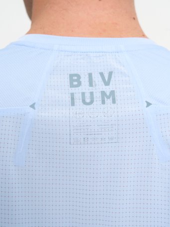 Футболка Bivium "Тайм" муж. голуб.