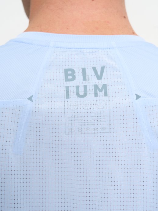 Футболка Bivium &quot;Тайм&quot; муж. голуб.