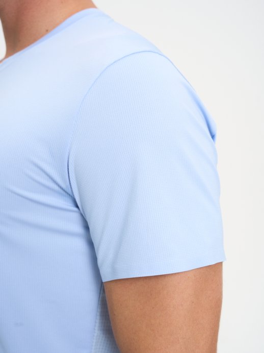 Футболка Bivium &quot;Тайм&quot; муж. голуб.