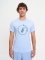 Футболка Bivium "Тайм" муж. голуб.